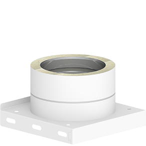 DW-WHITE Grundplatten/Schornsteinfuß